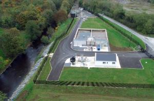 Aerial photo of Convoy WWTP 