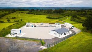 Aerial photo of Tubbercurry WWTP