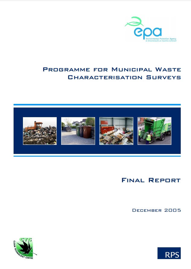2005 characterisation report