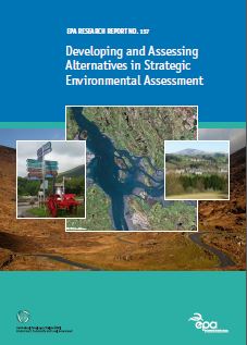 Report cover with scenery