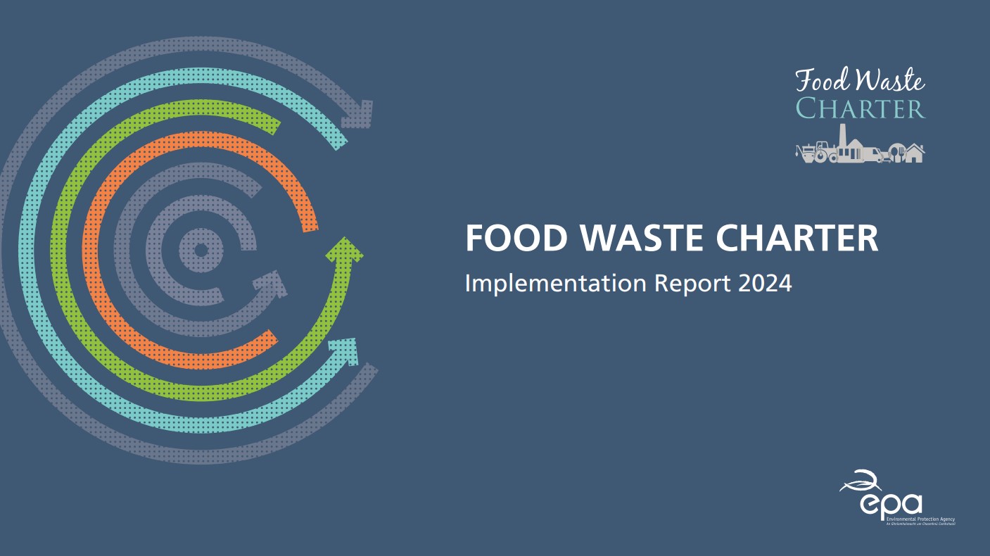 front page of the report, title with circular economy logo