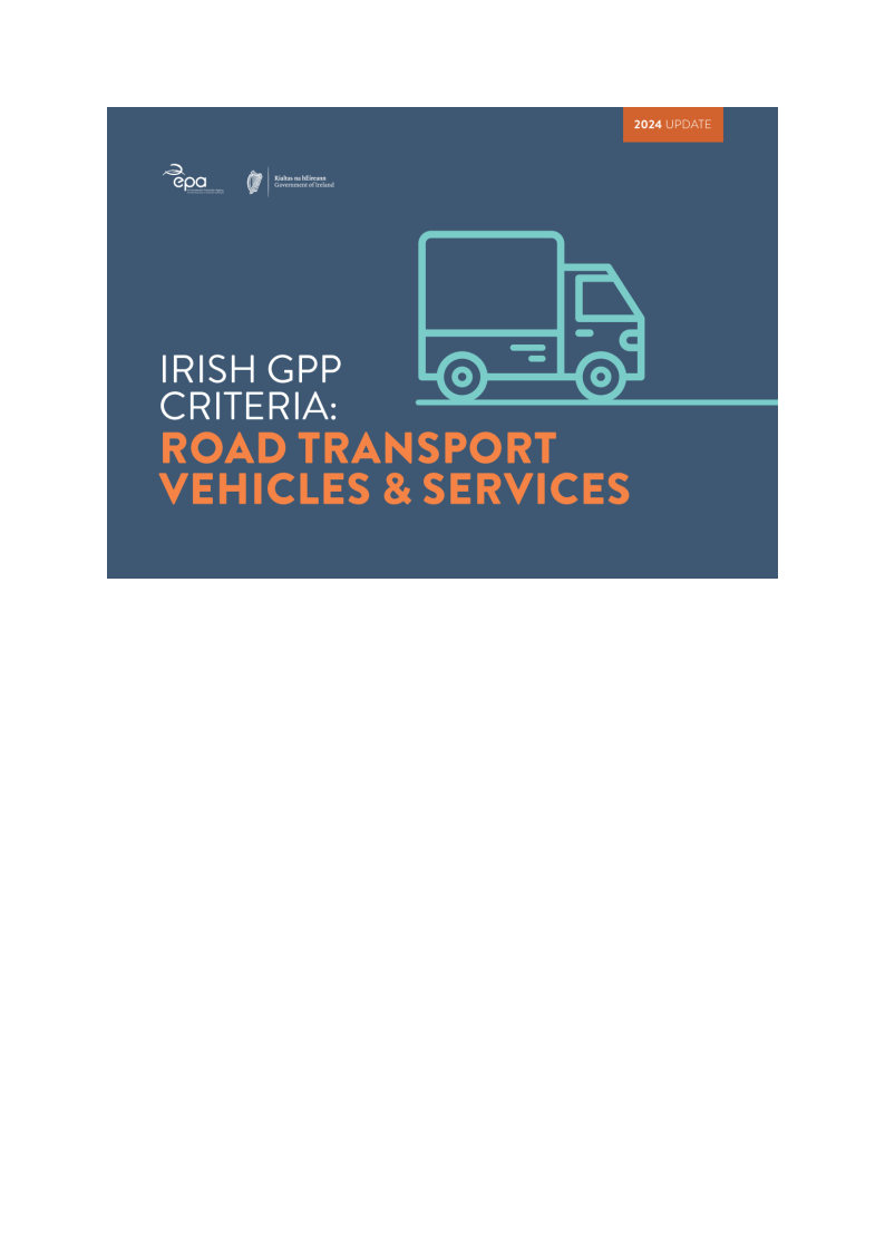 Title of Document and image of truck