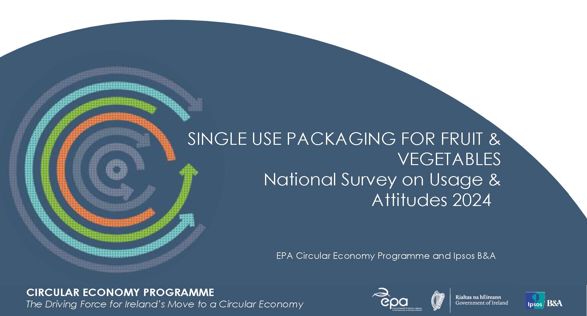 EPA Circular Economy Logo and report title