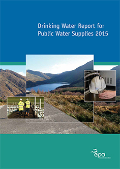 Drinking Water Report for Public Water Supplies 2015 cover