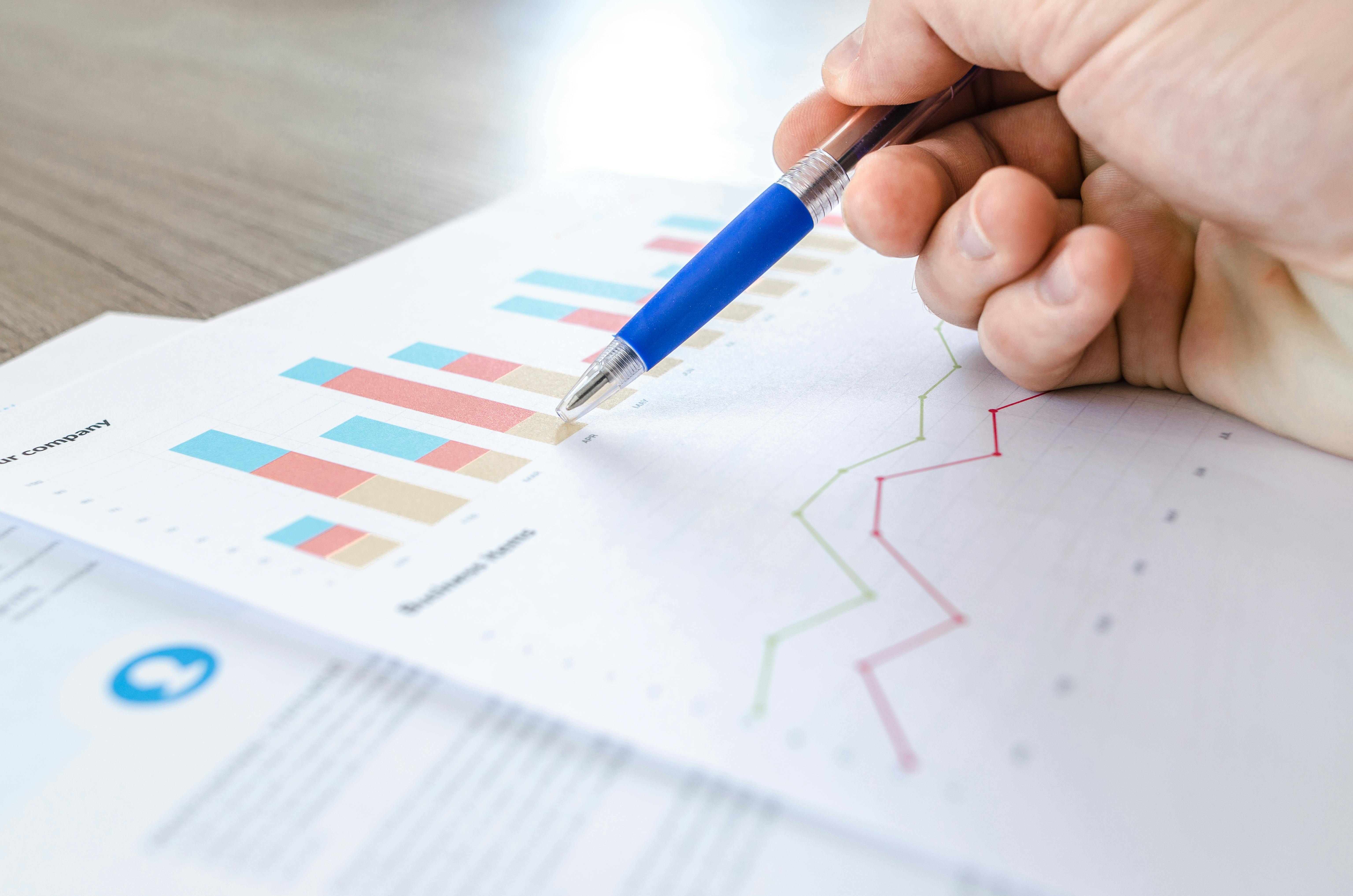 image of a paper with graphs on it