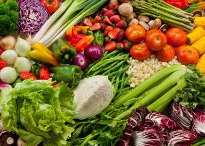 Assorted fruit and vegetables