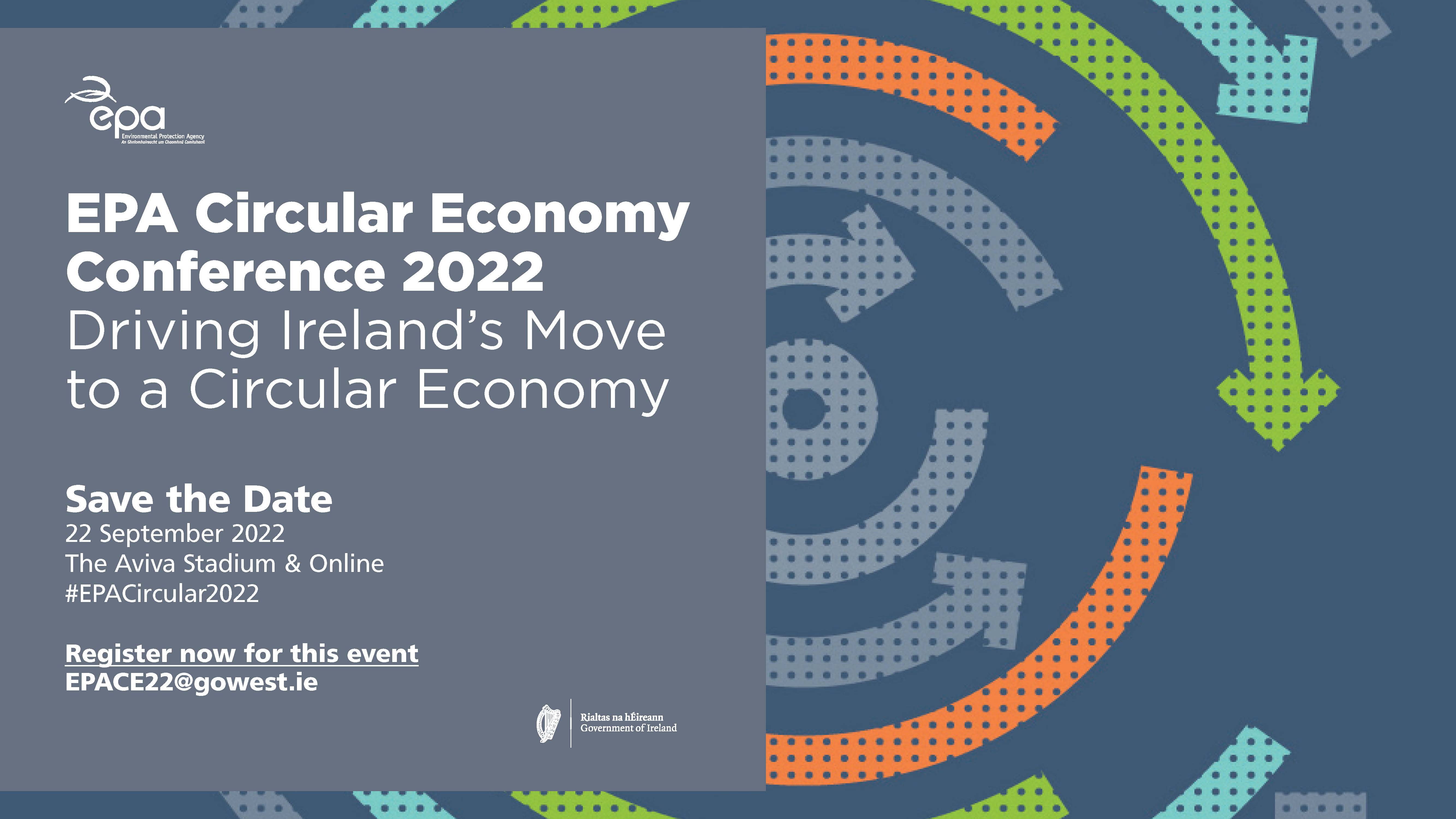EPA Circular Economy Conference 2022 save the date image