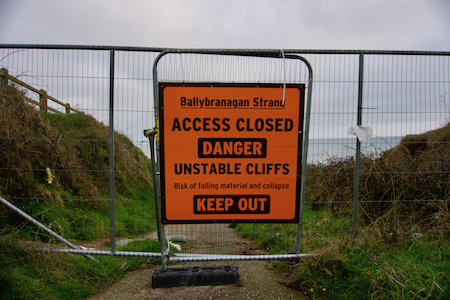 Ballybrangan coastal erosion
