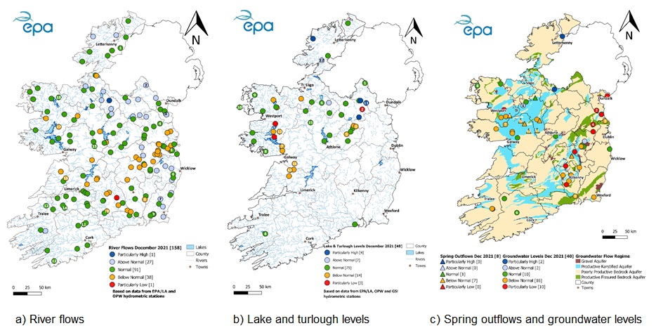 Example of Hydrology Bulletin Maps