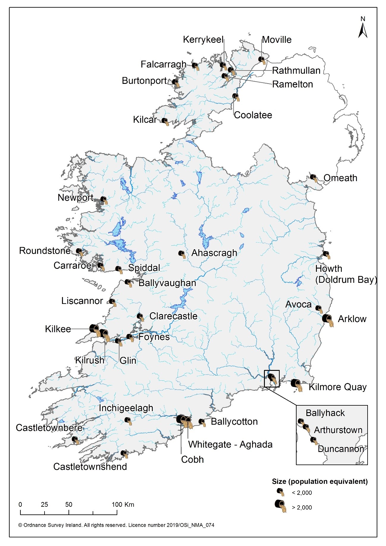 Ordinance Survey image of Ireland