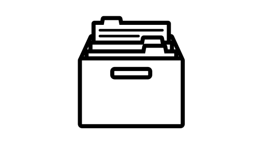 filing cabinet icon for Data Archive page