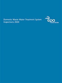 Cover for report Domestic Waste Water Treatment Systems 2020