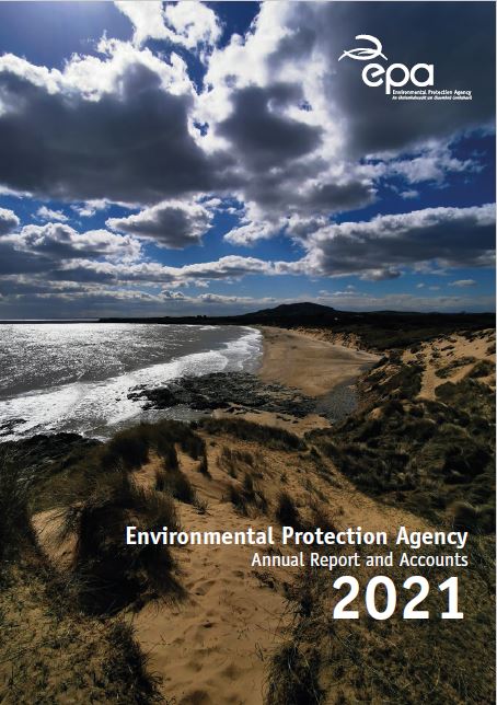Cover image of EPA Annual Report and Accounts 2021