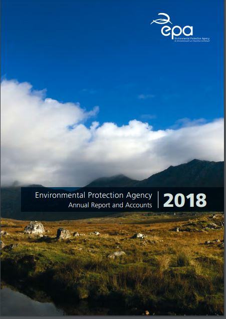 Report cover with scenery