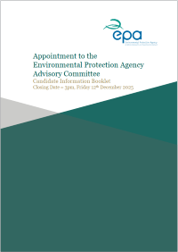 Cover Candidate booklet - EPA Advisory Committee