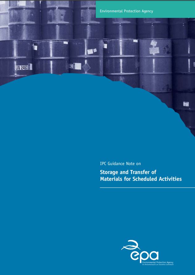 Thumbnail IPC Guidance Note on Storage of Materials for Scheduled Activities