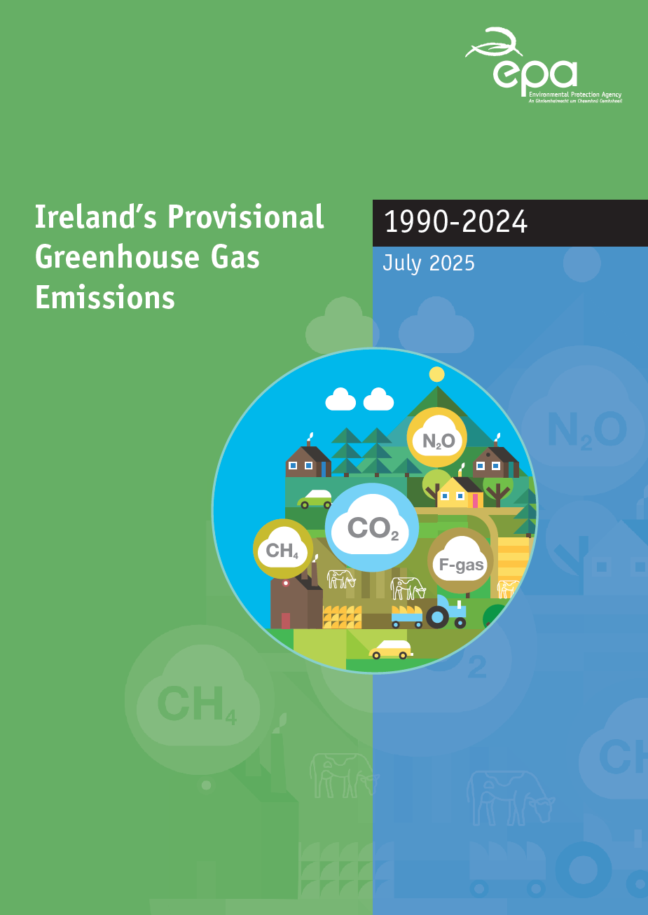 Front Cover Greenhouse Gas Provisional Inventory 1990-2024