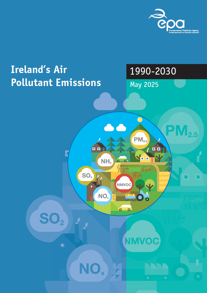 Ireland's Air Pollutant Emissions Cover Page May 2025