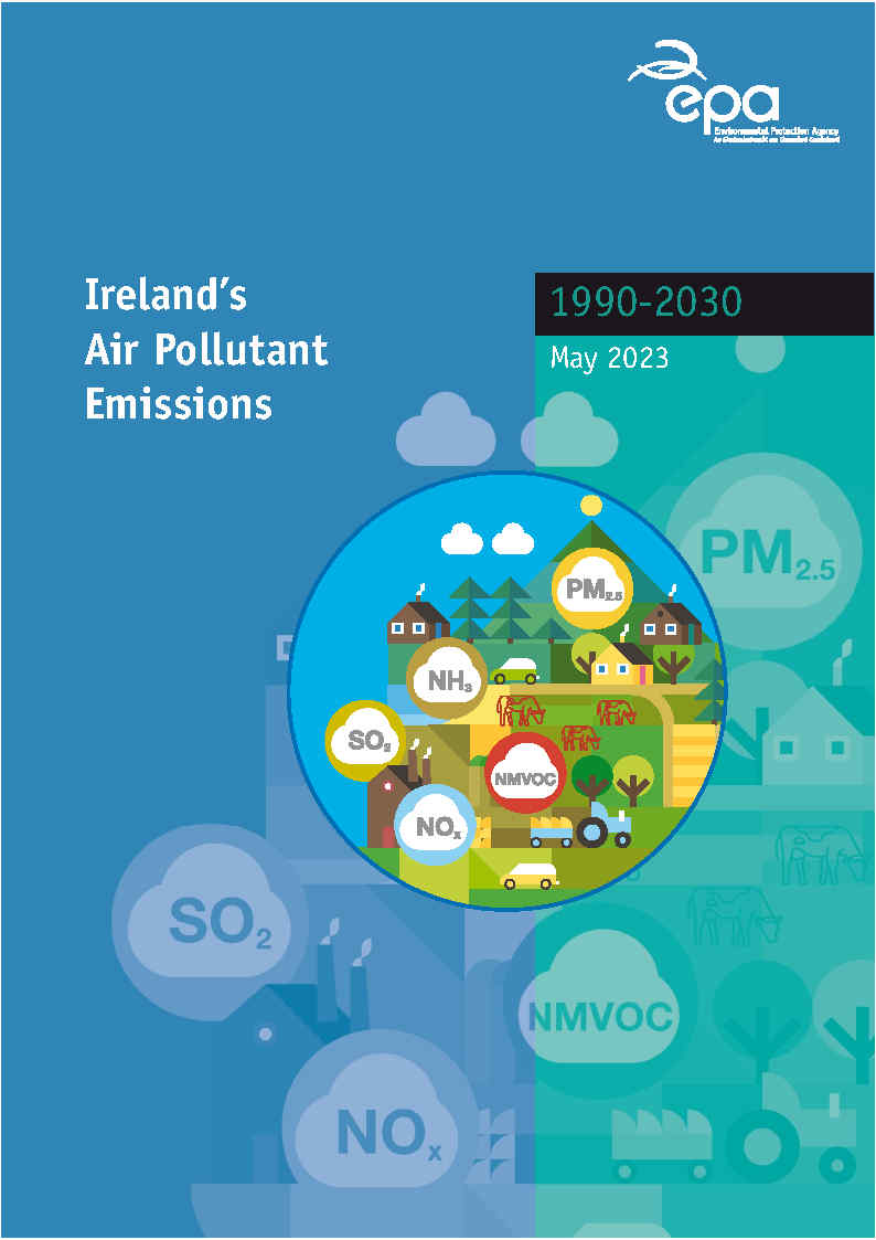 Ireland's Air Pollutant Emissions Cover Page 2023