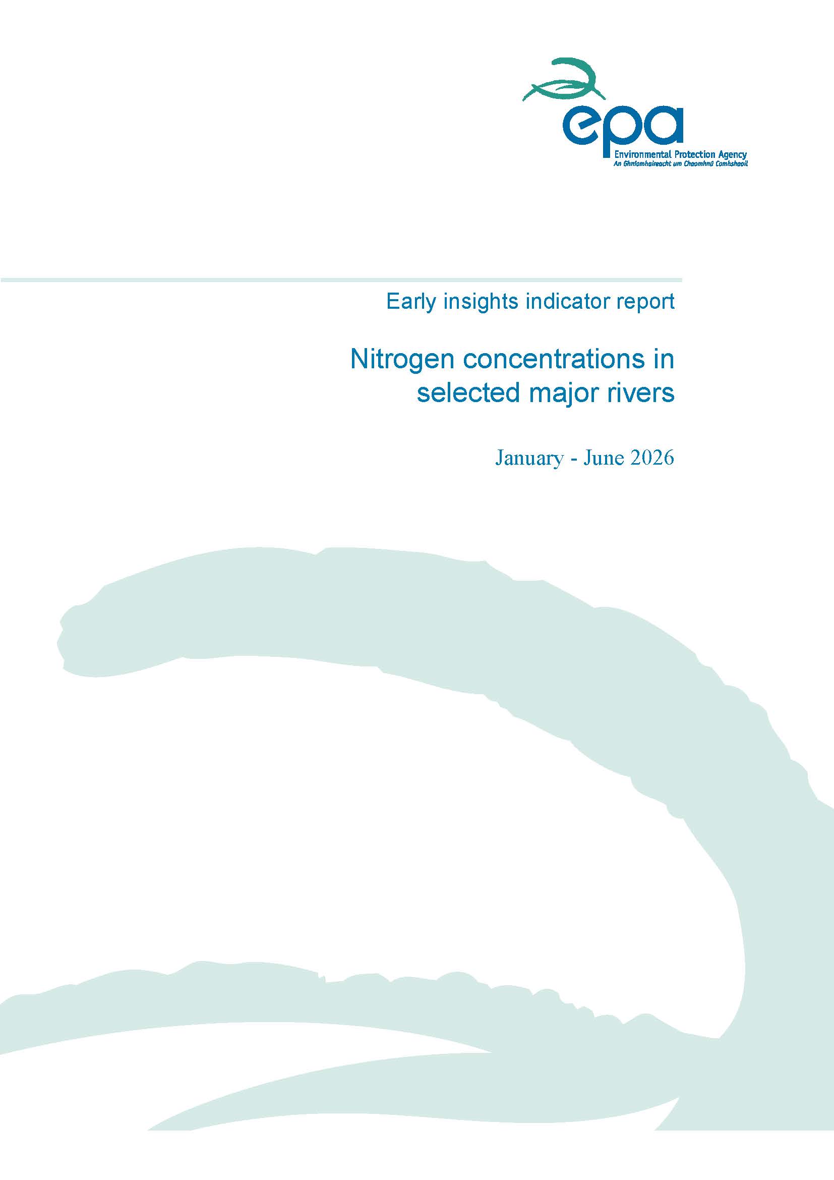 Front cover of Early insights indicator report