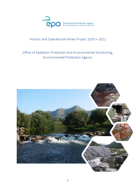 Cover image of Historic and Operational Mines Project Report 2020 - 2021