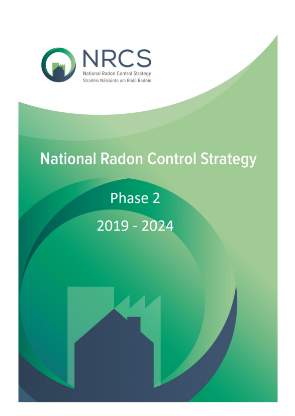 Cover of the PDF of the National Radon Control Strategy Phase 2 2019 t0 2024