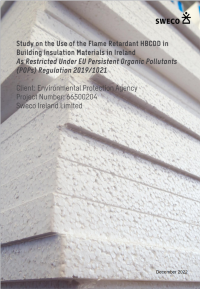 HBCDD in Building insulation Study Cover