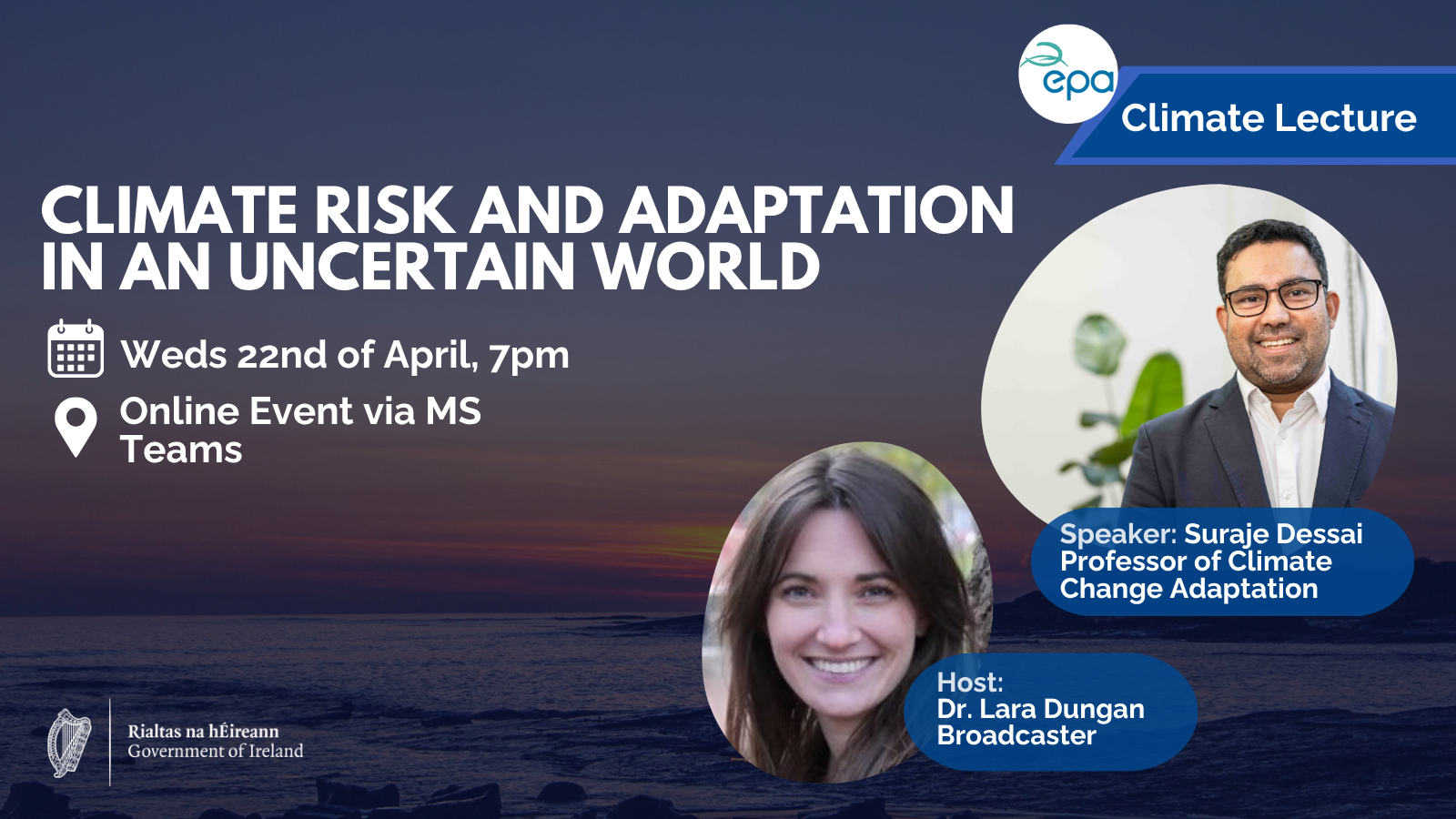 Climate Lecture image Suraje Dessai