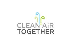 Clean Air Together Logo on White Background